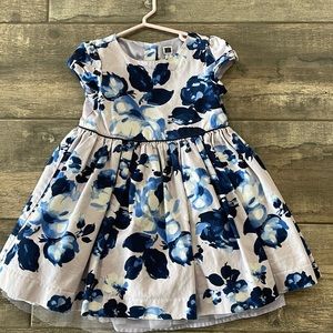 Janie and Jack flower purple dress